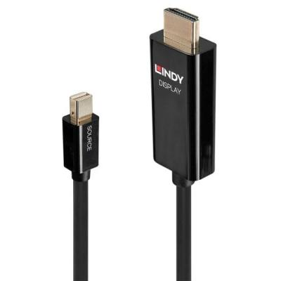 3m Active Mini DisplayPort Male to HDMI Male Cable - Black